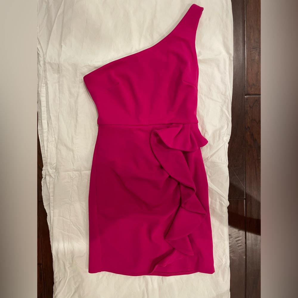 One shoulder mini dress